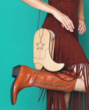 cowgal calamity boot purse - several colors available!