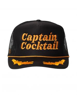 captain cocktail trucker hat