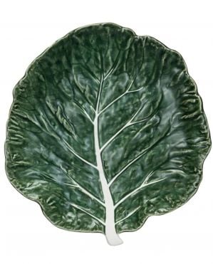 stoneware cabbage shaped plate