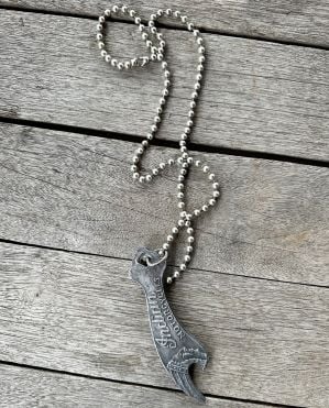 indian motorcycles bottle opener necklace
