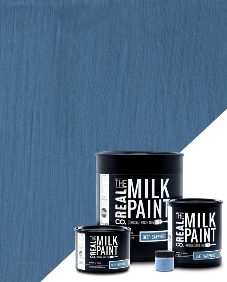 deep sapphire real milk paint